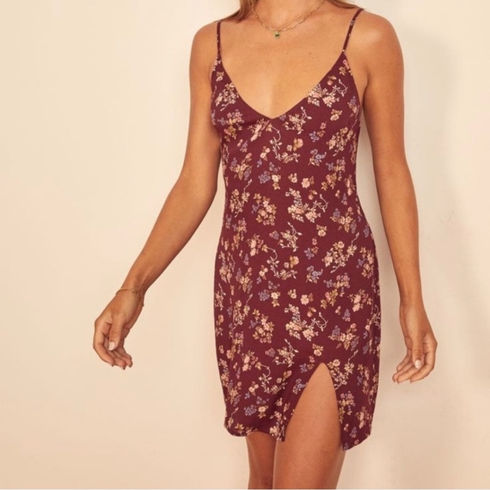 NWT Sexy Reformation Floral Mini Dress Size Small